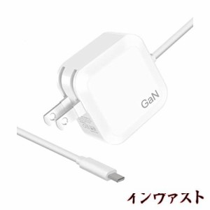 PD 充電器 45W USB-C 急速充電器 Type-C ACアダプター GaN採用 ノートパソコン充電器 スマホ充電器 タイプC 汎用MacBook Air, Lenovo Thi