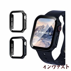 【2枚セット】Kawoco アップルウォッチ 防水 カバー 保護 iWatch 44mm SeriesSE SeriesSE2 Series6 Series5 Series4 直角エッデザイン ap