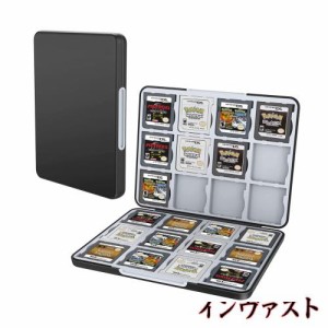 PGRTYOF 3DS ケース DS ソフトケース 3DS カードケース 24枚収納 NS 3DS 3DSXL 2DS 2DSXL DS DSi対応 カード整理ケース 収納 ポーチ、ゲ