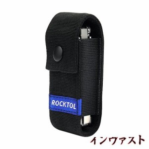 ROCKTOL マルチツールシース プレミアムナイロンスナップシース EDCマルチツールポーチホルスター レザーマンマルチツール用 4.2インチ対