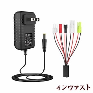 Melasta ニッケル水素 バッテリー 充電器 2-10セル Ni-MH電池パック対応 2.4V 3.6V 4.8V 6V 7.2V 8.4V 9.6V 10.8V 12V タミヤラジコン 1/