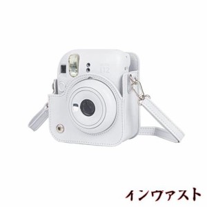 チェキケース ？instax mini 12用 カメラケース mini12 チェキ カバー Fujifilm チェキ ケース 新モデル 全面保護 傷つけ防止 携帯便利 