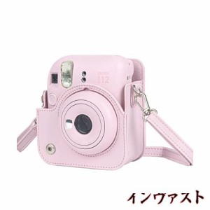 チェキケース ？instax mini 12用 カメラケース mini12 チェキ カバー Fujifilm チェキ ケース 新モデル 全面保護 傷つけ防止 携帯便利 