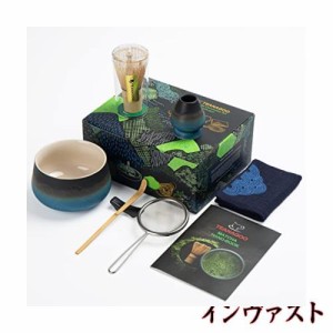 TENAGOO日本抹茶セット（7点）抹茶ウイスキーMtachaセット抹茶ボウル竹抹茶ウイスキー（chasen）スプーン（chashaku）ウイスキースタンド