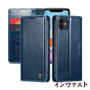 JDDLang iPhone 11 ケース 手帳型 iPhone 11 カバー 手帳 アイフォン 11 財布型 携帯スマホケース 11 レトロなビジネスタイプcase カード