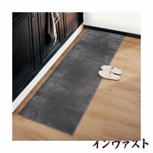 Tydle キッチンマット フランネルマット 43×180cm キッチンラグ マット 滑り止め付き フランネル生地 短毛 洗える ラグマット お手入れ