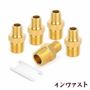 TAILONZ PNEUMATIC 5箇PT 3/8-1/4真鍮ネジ継手、異径管継手、六角ネジ継手