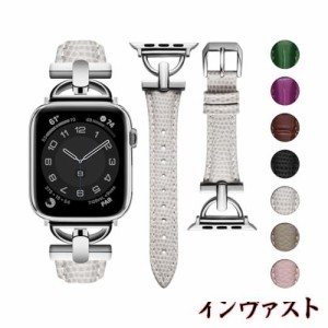 Wutwuk apple watch バンド 女性 人気 コンパチブル アップルウォッチ バンド レザー かわいい レディース オシャレ 女性用トップグレイ