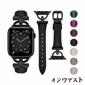 Wutwuk apple watch バンド 女性 人気 コンパチブル アップルウォッチ バンド レザー かわいい レディース オシャレ 女性用トップグレイ