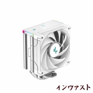 DeepCool AK400 DIGITAL 空冷式 CPU クーラー強力な 220 ワット TDP 4 銅ヒートパイプシングルタワー CPU クーラーステータス表示画面と 