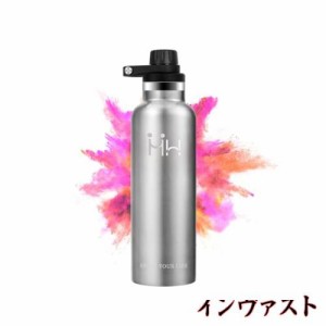 HoneyHolly 水筒 750ml 炭酸 ボトル 保温 保冷 直飲み シームレス 水筒 ストロー付き水筒 漏れ防止 スポーツボトル 男の子 女の子 大人 