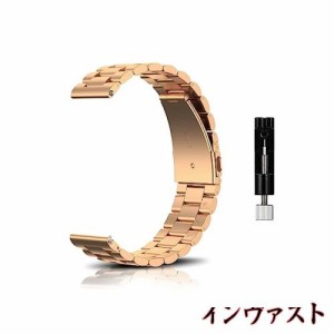 [CeiBand] バンド 18mm 20mm 22mm ステンレス製 時計バンド 交換ベルト 金属ベルト メタルストラップ スマートウォッチバンド クイックリ