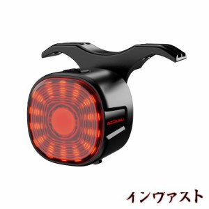 超高輝度 USB 充電式自転車ライトセット 強力な自転車用フロントヘッドライトとバックテールライト スマート、5つのライトモード 取り付