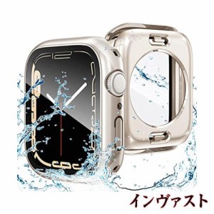 【2023強化版】AMAPC for Apple Watch ケース 360度全面防水 バンド 水泳・スポーツ専用 ガラスフィルム 一体型 apple watch 用 カバー 3