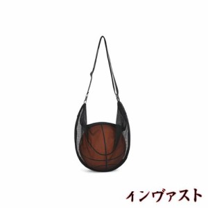 YFFSFDC バスケットボールバッグ サッカーポーチバッグ ラグビー用リュック 多機能 収納 肩掛け 斜めがけ 軽量 携帯に便利 (ブラック)