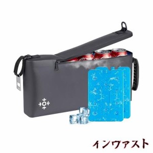 ICECO ミニ保冷バッグ クーラーボックス 4L 【極厚断熱材・保冷剤2個付き】 ソフトクーラー 小型 軽量 保冷 クーラーボックス アウトドア