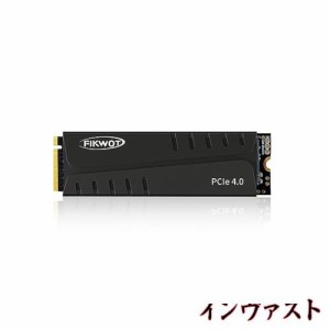 Fikwot FN970 SSD 1TB M.2 2280 PCIe Gen4 x4 NVMe 1.4 内蔵 SSD ヒートシンク付き PS5動作確認済み R:7400MB/s W:5400MB/s DRAM キャッ