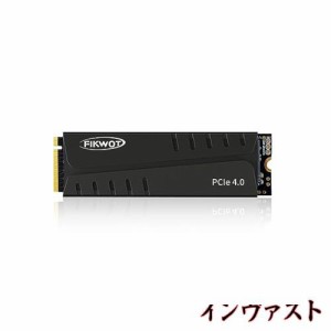 Fikwot FN970 SSD 2TB M.2 2280 PCIe Gen4 x4 NVMe 1.4 内蔵 SSD ヒートシンク付き PS5動作確認済み R:7400MB/s W:6800MB/s DRAM キャッ