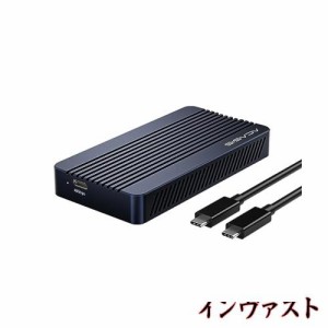 ACASIS M.2 SSD 外付けケース USB4.0 NVMe M.2 SSDケース 40Gbps超高速 Thunderbolt3/4 USB3.2/3.1/3.0互換性あり アルミ製M.2 SSD 外付