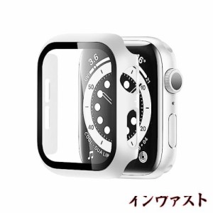 BELIYO Apple Watch ケース Series 9/8/7 41mm 対応 アップルウォッチ カバー 強化ガラス 日本旭硝子材 キズ防止 アップルウォッチ ケー