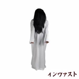 [WiTwo] 貞子 コスプレ ハロウィン コスチューム 怨霊の女 幽霊 貞子かつら 鬼女 仮装 衣装 コスプレ衣装 男女兼用 大人用 お化け屋敷 文