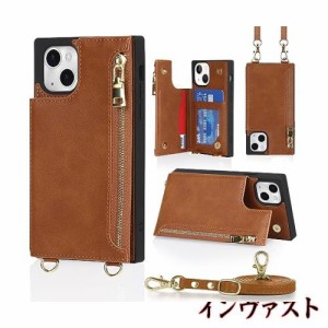 NODALA iPhone 13 mini ケース 手帳型 背面収納 ショルダー あいふぉん13 みに カバー アイフォ13ミニ ケース 財布型 いphone 13 mini ス