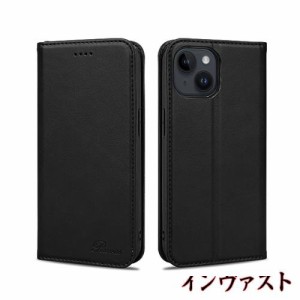 Rssviss iPhone 15 用 ケース 手帳型 iPhone 15 専用 手帳型ケース アイフォン 15 用 ケース 手帳型 マグネット式 iphone15 専用 ケース 