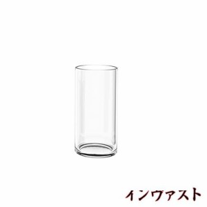 景徳焼 ガラス 花瓶 花器 シリンダー 円柱 花瓶 大 フラワーベース ガラス 割れない 一輪挿し北欧 透明 花器 シンプル クリア大きな イン