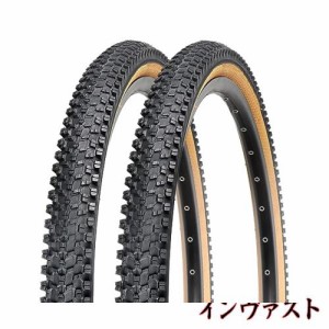 MOHEGIA 2本セット マウンテンバイクタイヤ: 26×1.95インチ 折り畳み式 交換用タイヤ MTB自転車タイヤ ケブラー高性能な繊維材料 高強度