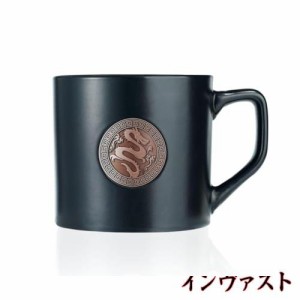 辰年の新年の贈り物 男性女性 水筒 陶器製コーヒーカップ銅 同僚・友人(赤) 15oz/450ml