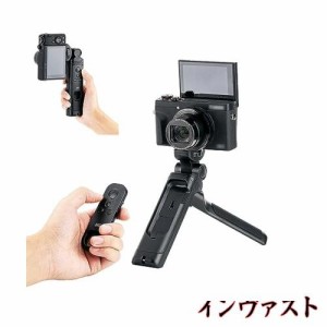 JJC 三脚グリップ ワイヤレスシューティンググリップ Canon HG-100TBR 互換 ワイヤレスリモート 軽量 自撮り棒 ミニ ビデオ三脚グリップ 