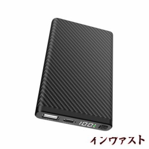 KLARUS ポータブル充電器 超軽量 10000mAh パワーバンク USB C 入力および出力 高速充電 ほとんどの携帯電話、懐中電灯、ヘッドライトな