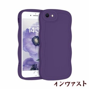 GUAGUA iPhone se ケース se第3世代 iPhone 8・ se2・7 ケース TPU ウェーブ デザイン 人気 ソフト バンパー 耐衝撃 超軽量 薄型 滑り止