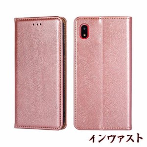 Galaxy A21 ケース 手帳型 ギャラクシーA20 SC-42A/SC-02M/SCV46/SCV49 カバー XJUN 上品 高級PUレザー 横置きスタンド機能 カード収納 2