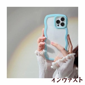 iphone11 ケース 韓国 おしゃれ シンプル 波状エッジ 透明 2in1 あいふぉん11 ケース iphoneケース 創意 個性 超軽量 薄型 スマホケース 