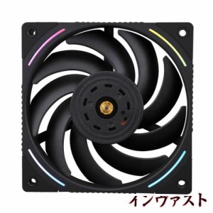 Thermalright TL-K12 120mm CPUクーラーファン、コンピュータケースファン、4ピンPWM制御、2150RPM、S-FDBベアリング用PCパフォーマンス