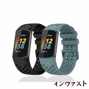 [Etsbaocy] 交換用バンド Fitbit Charge 6 / Fitbit Charge 5 対応 交換ベルト 高質量 シリコン ストラップ 柔らかい 防水 耐汗性 耐久性