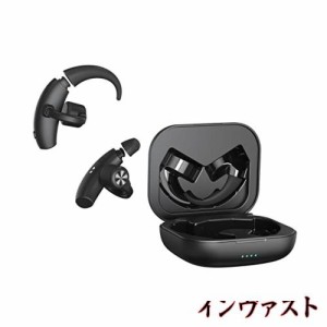 骨伝導イヤホン 完全ワイヤレス こつでんどう イヤホン bluetooth 人間工学設計 耳掛け 左右分離型ヘッドセット 30時間再生 片耳9.6g 物