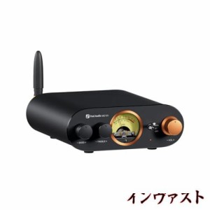 Fosi Audio MC101 Bluetooth ステレオアンプ 100W*２ ホームオーディオコンポーネント ミニアンプ VU メーター付き パッシブスピーカー用