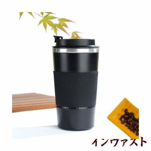 保温 コーヒーカップ 蓋付き 510ML コーヒーカップ ステンレスマグ 保温保冷 魔法瓶 二重構造 真空断熱 直飲み 携帯マグカップ タンブラ