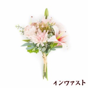 WillingYou 造花 花束 オリジナル シリーズ 百合 1束入 ピンク