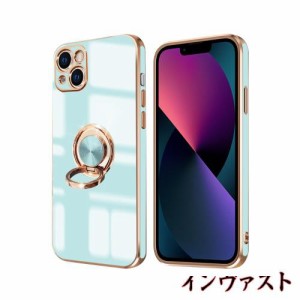 iPhone 13 mini ケース リング付き アイフォン13mini リング カバー 全面保護 スマホケース TPU 耐衝撃 スタンド機能 車載スタンド対応 