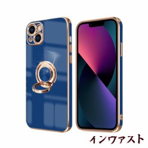 iPhone 13 ケース リング付き アイフォン13 リング カバー 全面保護 スマホケース TPU 耐衝撃 スタンド機能 車載スタンド対応 ストラップ