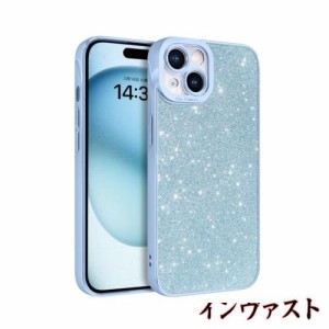 GUAGUA iPhone 15ケース キラキラ いPhone15 保護ケース 透明 カバー クリア2in1 耐衝撃 おしゃれ tpu 薄型 軽量 グリッター 輝きピカピ