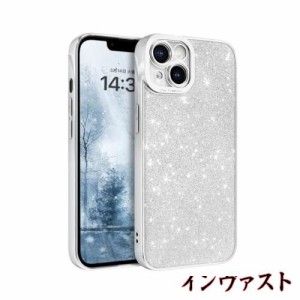 GUAGUA iPhone 13 Mini ケースキラキラ いPhone 13 Mini 保護ケース 透明 カバー クリア 2in1 耐衝撃 おしゃれ tpu 薄型 軽量 グリッター