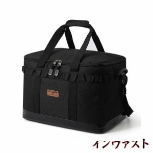 HQ HQ-GAMING キャンプ 収納ボックス コンテナボックス ツールボックス アウトドア 36L 大容量 ソフトコンテナ 車載収納 仕切り付き ショ