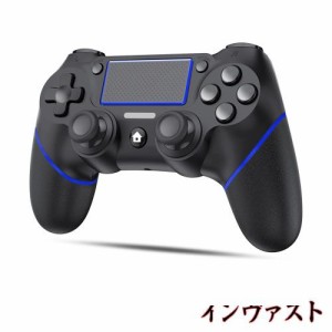 Elnicec PS4 コントローラー 無線【2024年最新バージョン】ps4 コントローラー純正 Bluetooth接続 600mAh大容量 15時間連続使用 二重振動