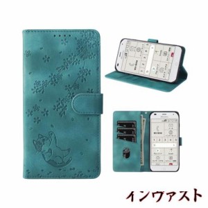 laddutoi らくらくホン f-01l f-42a 携帯ケース 手帳型 かわいい らくらくスマートフォン F-01L スマホケース 手帳 お財布機能 ストライ