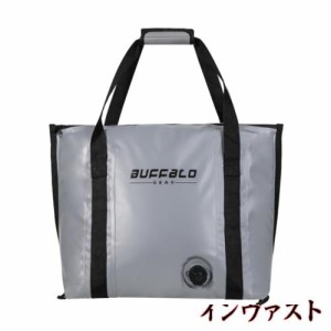 Buffalo Gear(バッファローギア) 絶縁釣り用クーラーバッグ、50cm 20L 防水フィッシュバッグ、ソフトクーラーボックス漏れ防止フィッシン