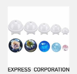 Funshowcase Sphere Beads Resin Silicone Mold 9-25mm